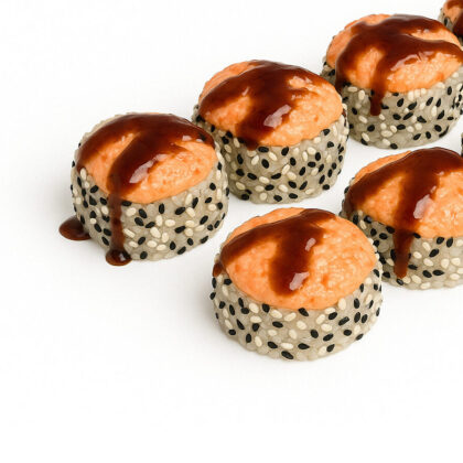 Baked Roll Fried Salmon